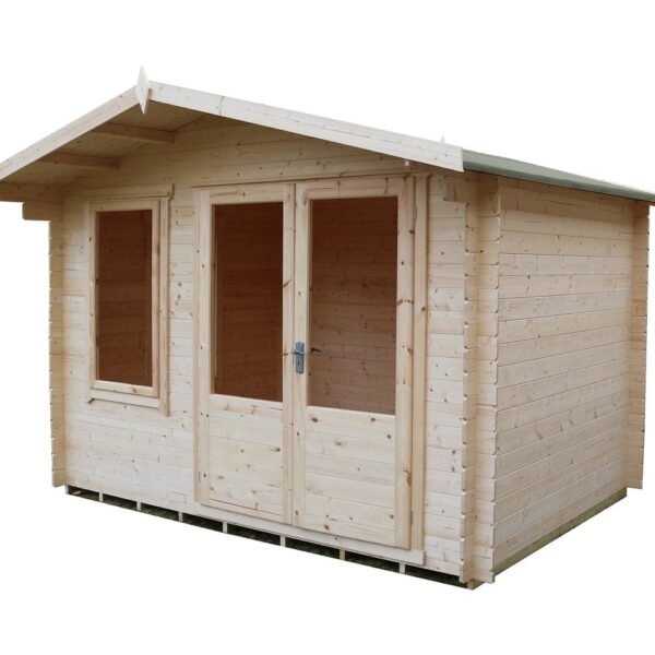 Shire 11x8 Berryfield Log Cabin image on white background