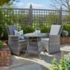 Burnham XL 2 Seater Garden Bistro Set