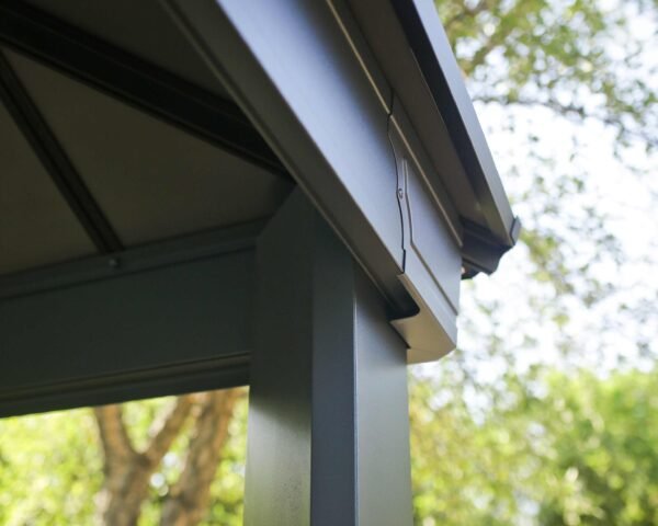 Dallas 14ft x 14ft Grey Gazebo & Pergola Kit - Canopia by Palram - Image 5