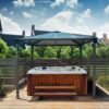 Palermo 3000 Aluminium Grey Gazebo & Pergola - Canopia by Palram