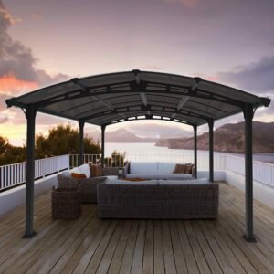 Tucson 5000 Aluminium Grey Gazebo & Pergola - Canopia by Palram