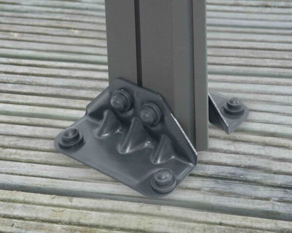 Palermo 3600 Aluminium Grey Gazebo & Pergola - Canopia by Palram - Image 6