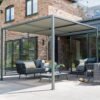 Norfolk Leisure 2.8x2.8m Sliding Roof Gazebo Pergola with Wind Lever