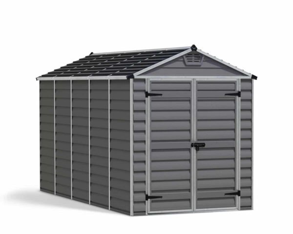 SkyLight Plastic 6x12 Dark Grey Garden Shed - Canopia by Palram - Image 11