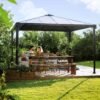 Palermo 3600 Aluminium Grey Gazebo & Pergola - Canopia by Palram