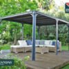 Milano 4300 Aluminium Grey Gazebo & Pergola - Canopia by Palram