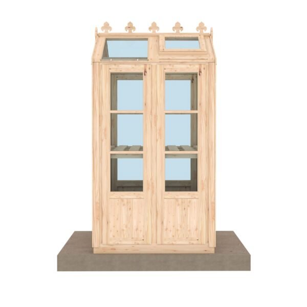 Shire Hemsby 4x4 Wooden Glass Greenhouse - Image 7