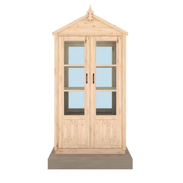 Shire Hemsby 4x4 Wooden Glass Greenhouse - Image 8