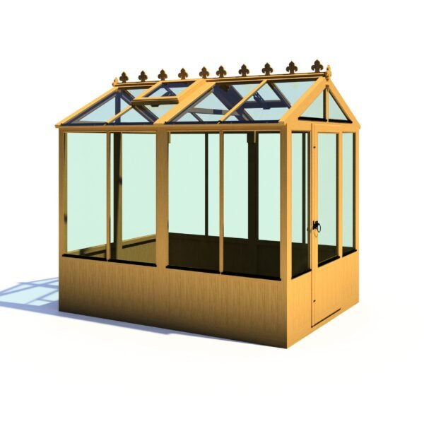 Holkham 8x6 Wooden Glass Greenhouse - Image 8