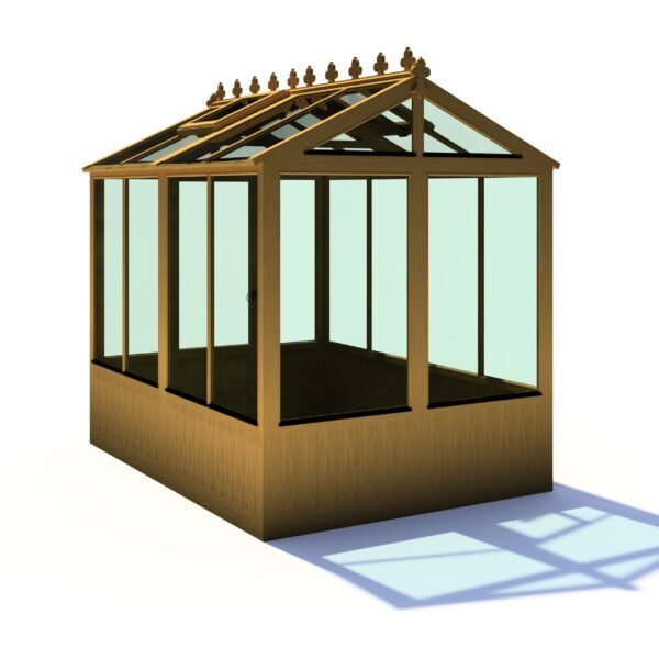 Holkham 8x6 Wooden Glass Greenhouse - Image 7