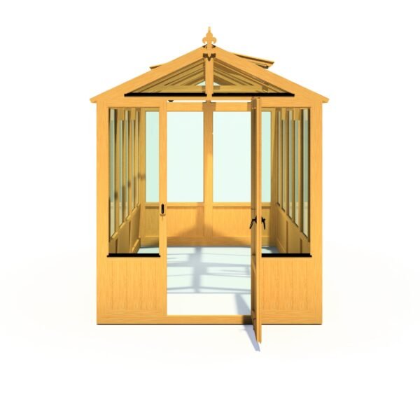 Holkham Large 12x6 Wooden Glass Greenhouse - Image 3