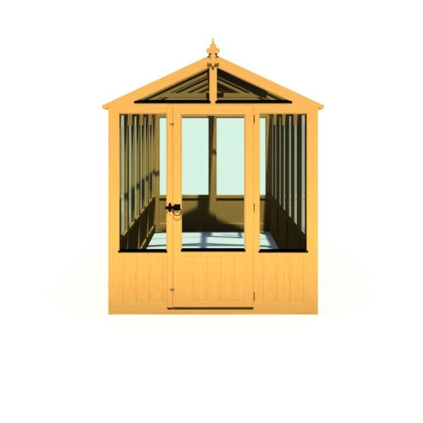 Holkham Large 16x6 Wooden Glass Greenhouse - Image 7