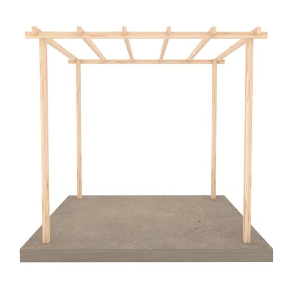 Shire 8x8 Ivy Wooden Pergola Kit - Image 7