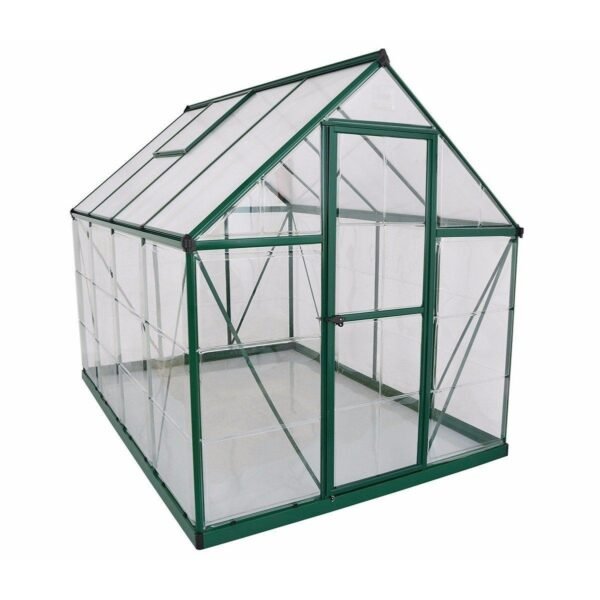 Hybrid Aluminium Frame 6x8 Green Polycarbonate Greenhouse - Canopia By Palram - Image 3