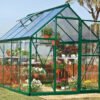 Hybrid Aluminium Frame 6x8 Green Polycarbonate Greenhouse - Canopia By Palram