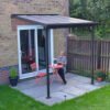 Sierra Aluminium 2.3m x 2.3m Grey Polycarbonate Patio Cover & Pergola - Canopia By Palram