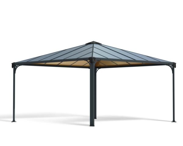 Palermo 4300 Aluminium Grey Gazebo & Pergola - Canopia by Palram - Image 9