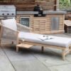 Roma Sunlounger with Left/Right Pullout Side Table