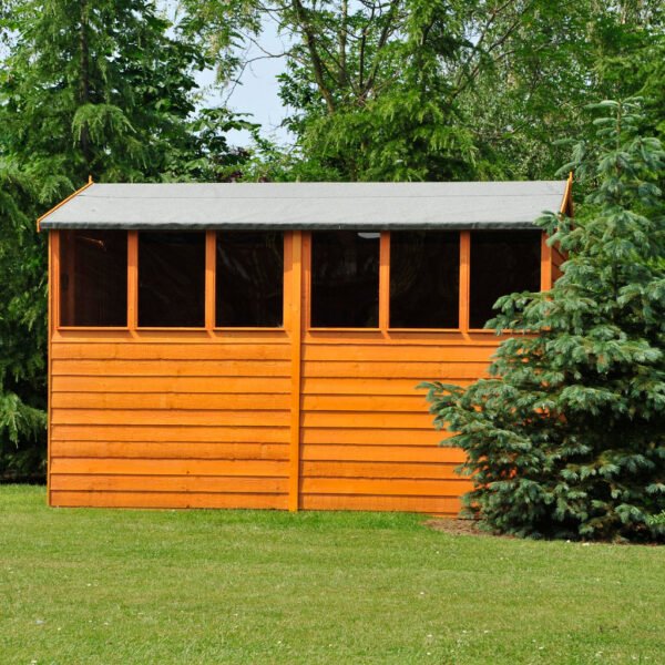 Shire 10x8 Dip Treated Overlap Garden Shed with Double Doors - Image 3