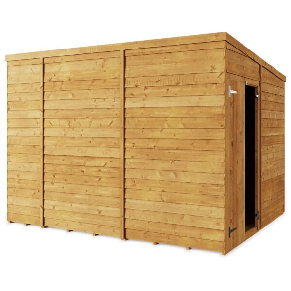 Store More 10x8 Overlap Pent Garden Shed with Double Doors (Windowless) - Image 5