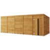 Store More Overlap Pent Shed - 20x8 Windowless