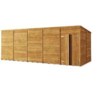 Store More Overlap Pent Shed - 20x8 Windowless