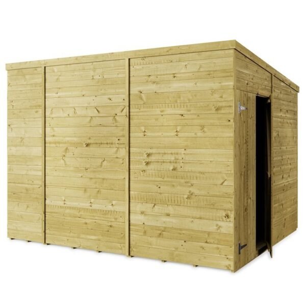 Store More 10x8 Tongue and Groove Pent Shed with Double Doors (Windowless) - Image 3