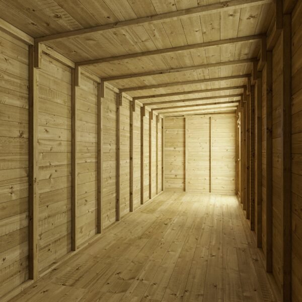Store More 16x6 Large Tongue and Groove Pent Shed with Double Doors (Windowless) - Image 4