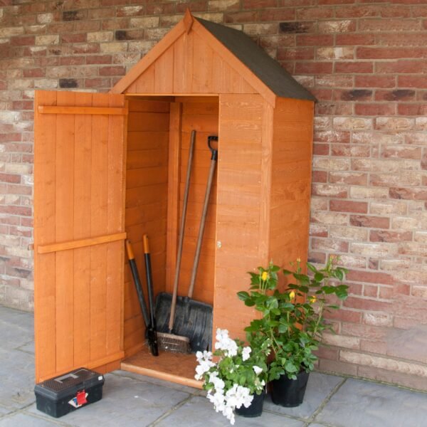 Shire Pressure Treated Wooden Overlap Garden Storage Tool Store - Image 3