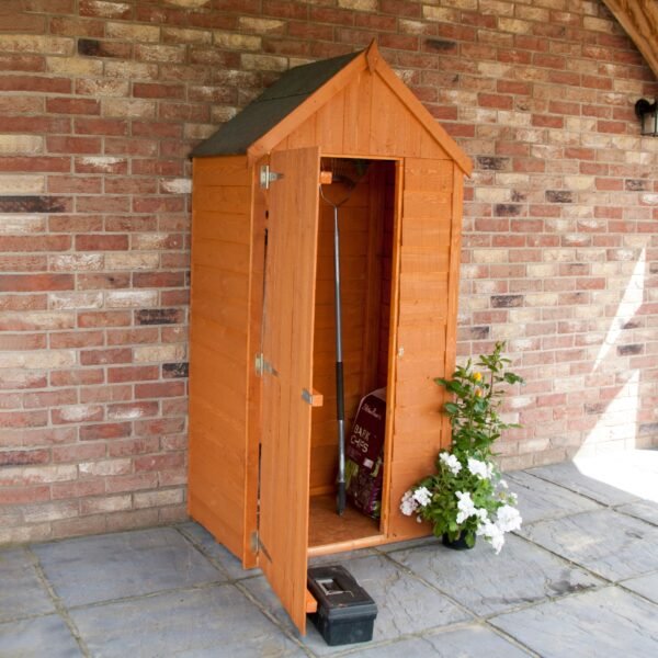 Shire Pressure Treated Wooden Overlap Garden Storage Tool Store - Image 4