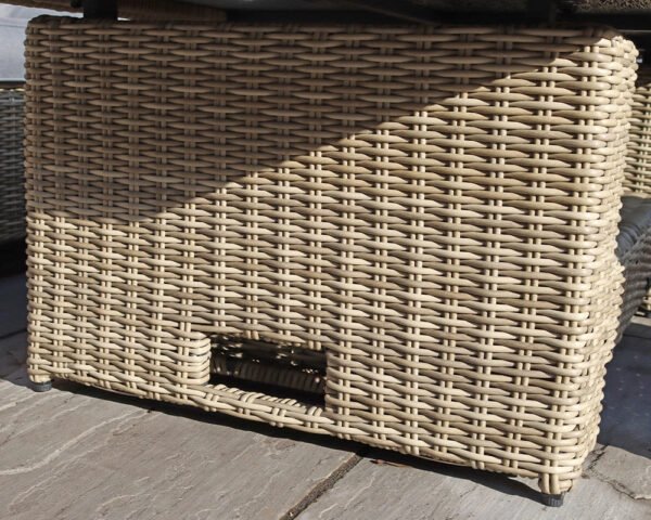 Wentworth Rattan Deluxe Modular Corner Lounge Set with 2 Stools & Height Adjustable Table - Image 4