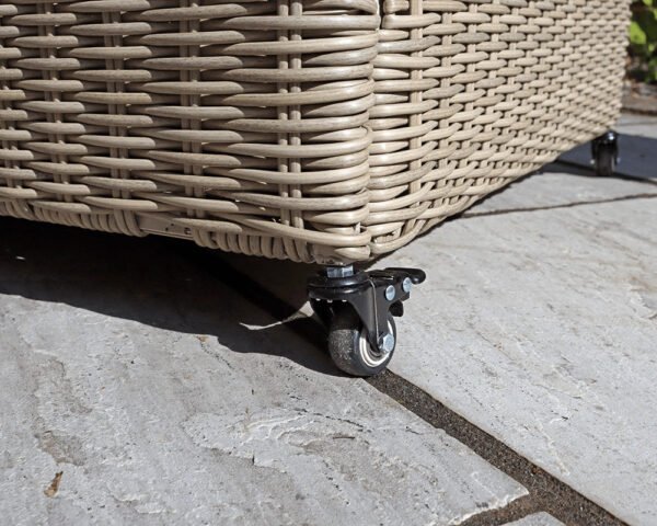 Wentworth Rattan 826 Litre KD Cushion Garden Storage Box - Image 5