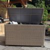 Wentworth Rattan 826 Litre KD Cushion Garden Storage Box