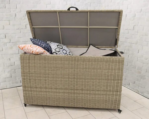 Wentworth Rattan 826 Litre KD Cushion Garden Storage Box - Image 8